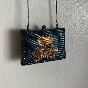 Super cute skull gem filled clutch/evening bag